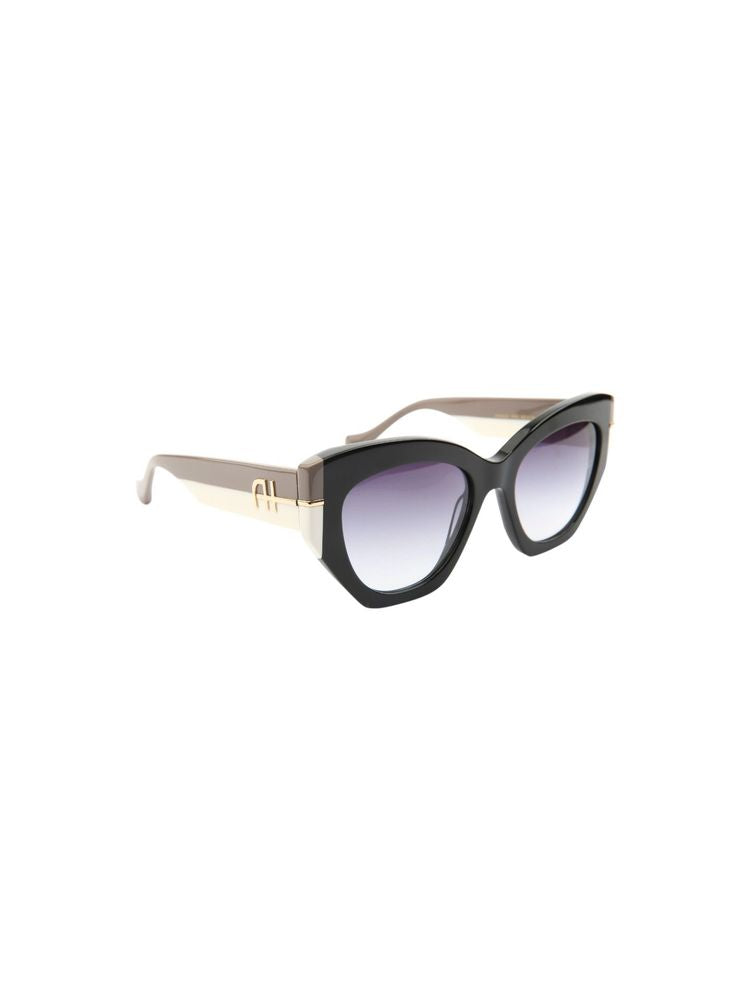 Ana Hickmann AH9522 Gafas de Sol con Lentes Degradadas Moradas — Negras