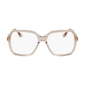 Victoria Beckham VB2650250 Square Acetate Frame Eyeglasses — Beige
