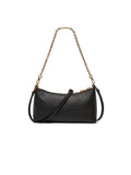 Bolso de hombro pequeño Coccinelle Aura — Negro