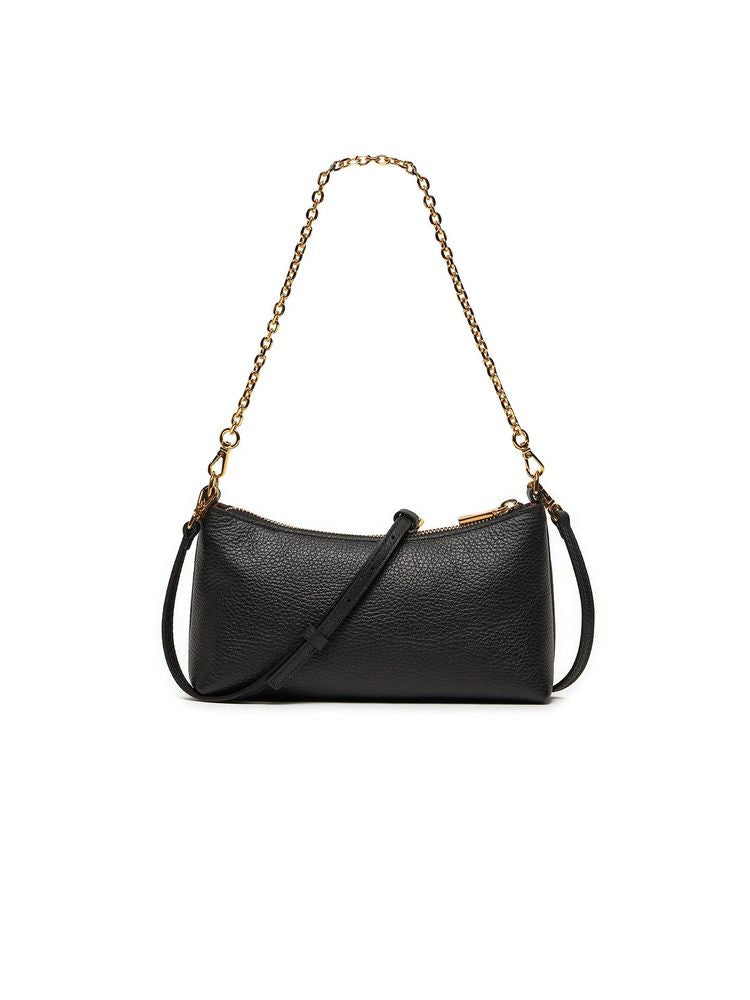 Coccinelle Aura Mini Shoulder Bag — Black