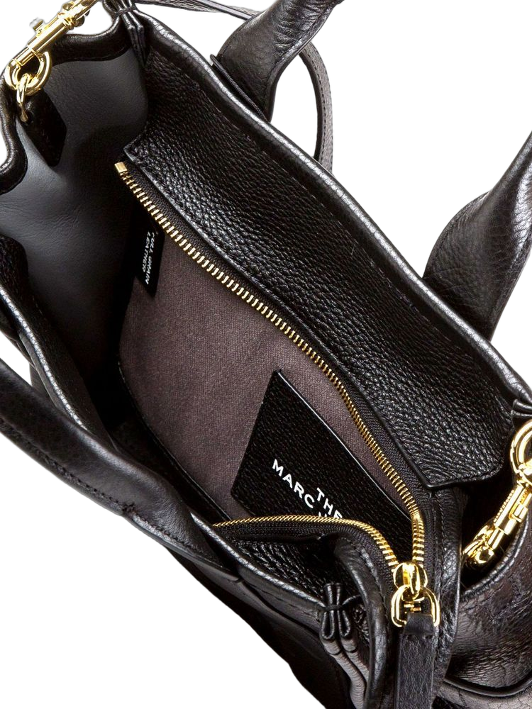 Marc Jacobs Cow Leather Tote Bag — Black