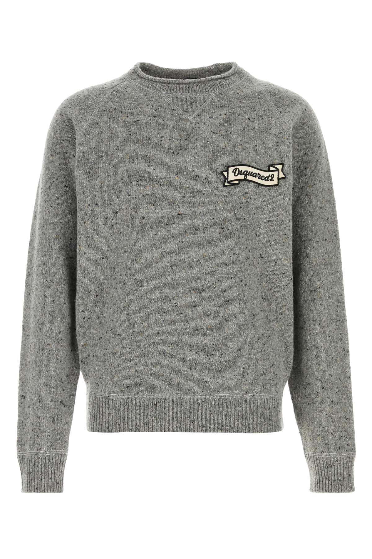 Dsquared2 Yarn Sweater — Gray