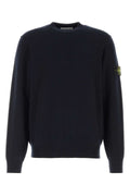 Jersey de cuello Stone Island — Azul marino