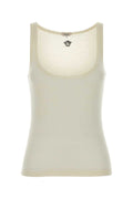Versace With Tank Top — Cream
