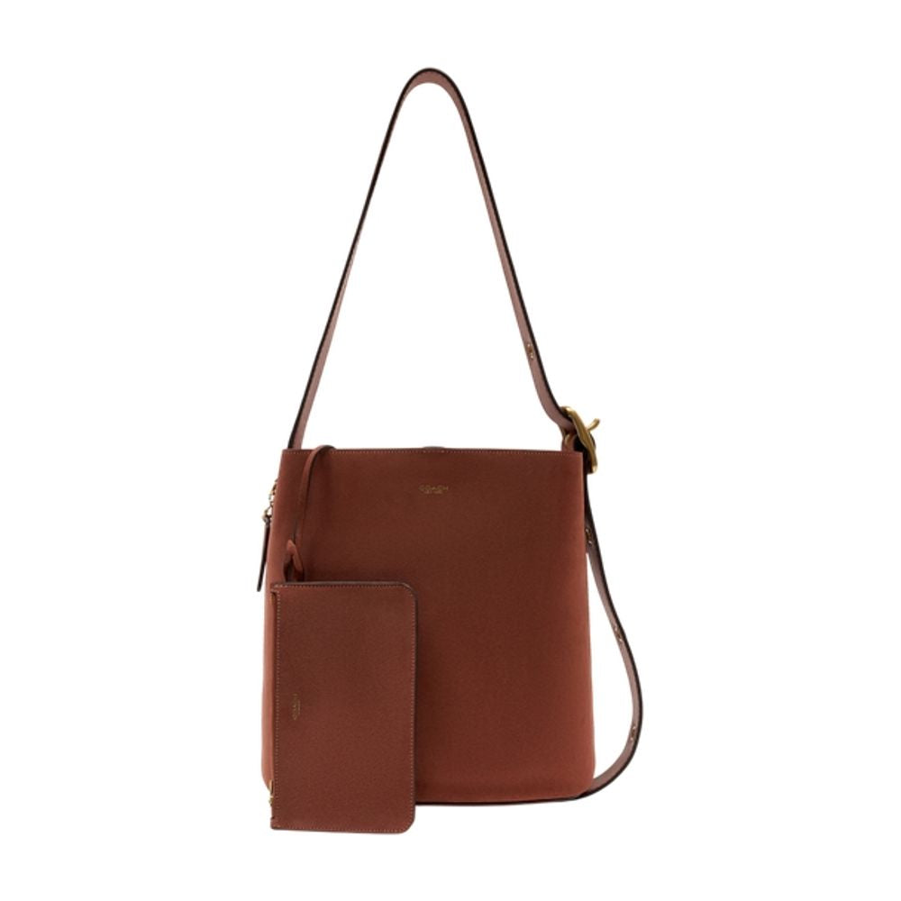 Coach Bleecker Shoulder Bag — Brown