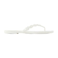 Tory Burch Twisted Jelly Strap Sandals — White