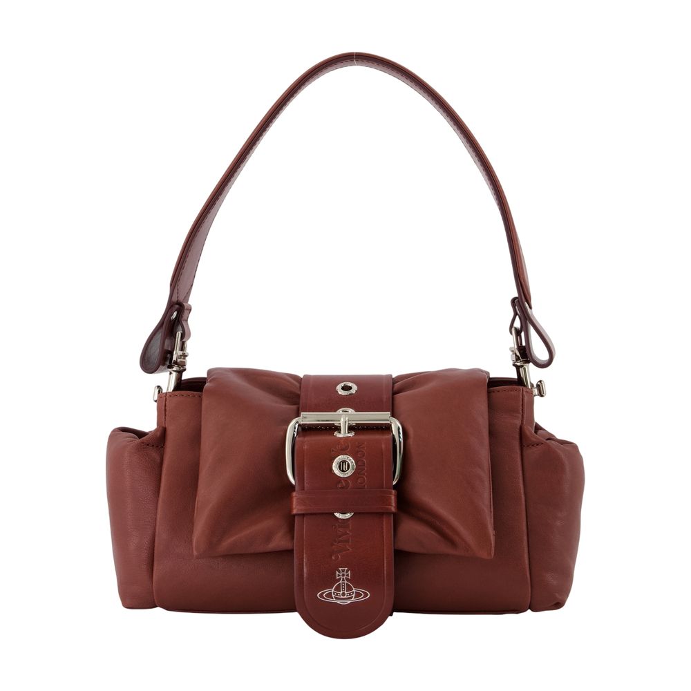 Vivienne Westwood Hazel Treasure Shoulder Bag — Brown