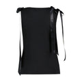 Simone Rocha Ribbon-Tie Detail Tank Top — Black