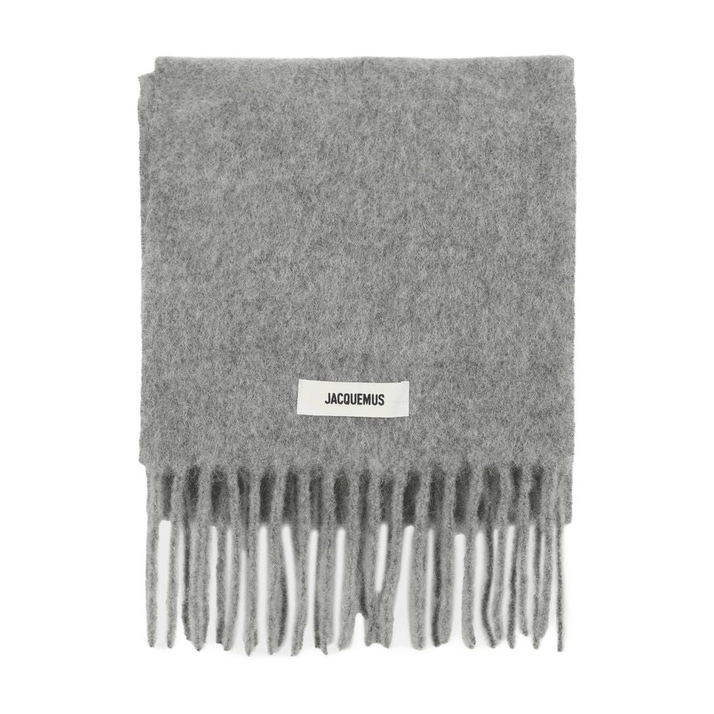 Jacquemus Lecharpe Carro Scarf — Gray