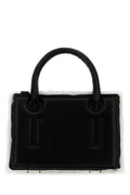 Dentro Leather Top Handle Bag — Black
