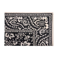 Toteme Lace-Patterned Silk Scarf — Black