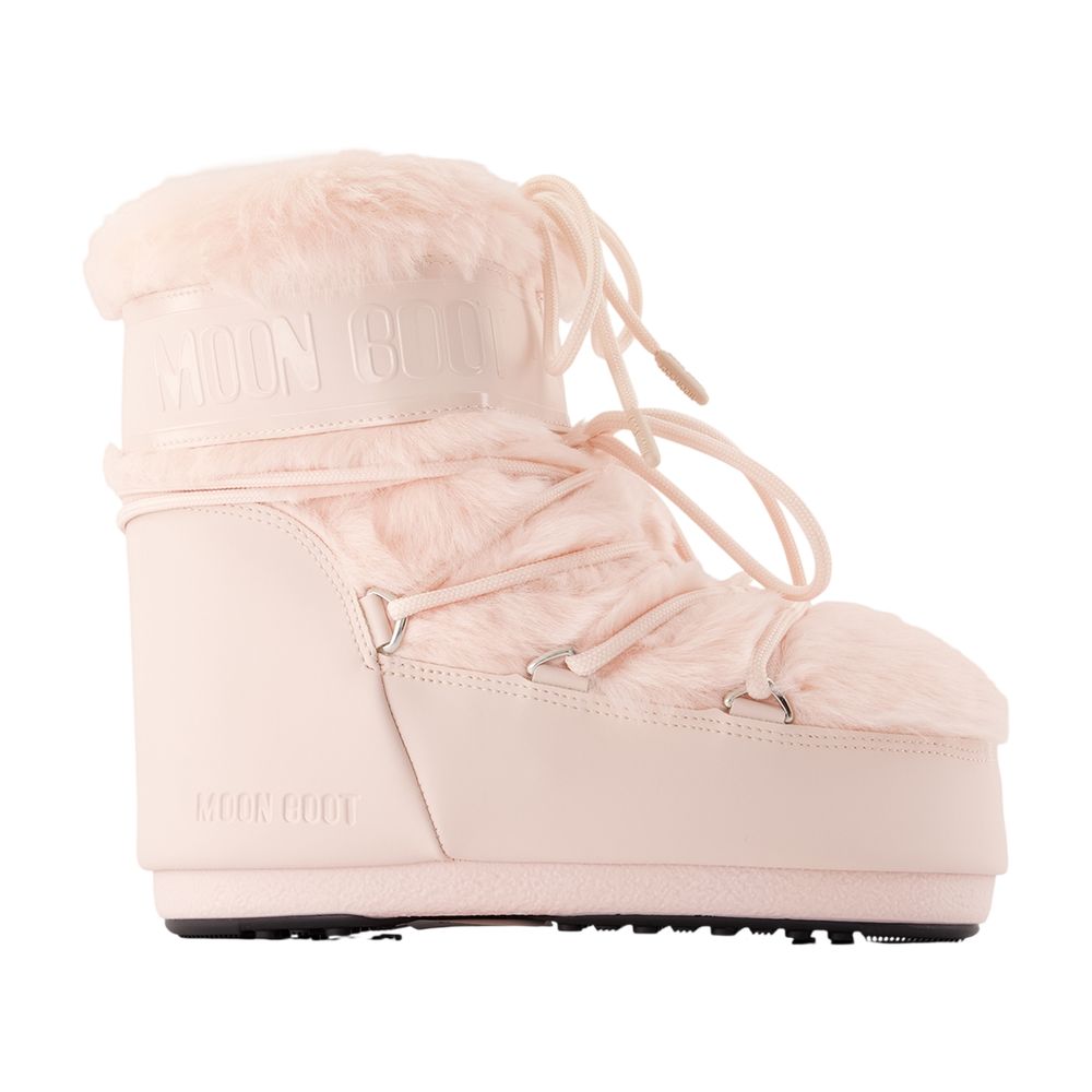 Bota baja de caña baja Moon Boot Icon — Rosa