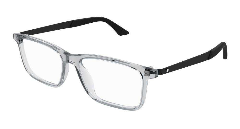 Montblanc MB0333O Clear Acetate Eyeglasses — Grey