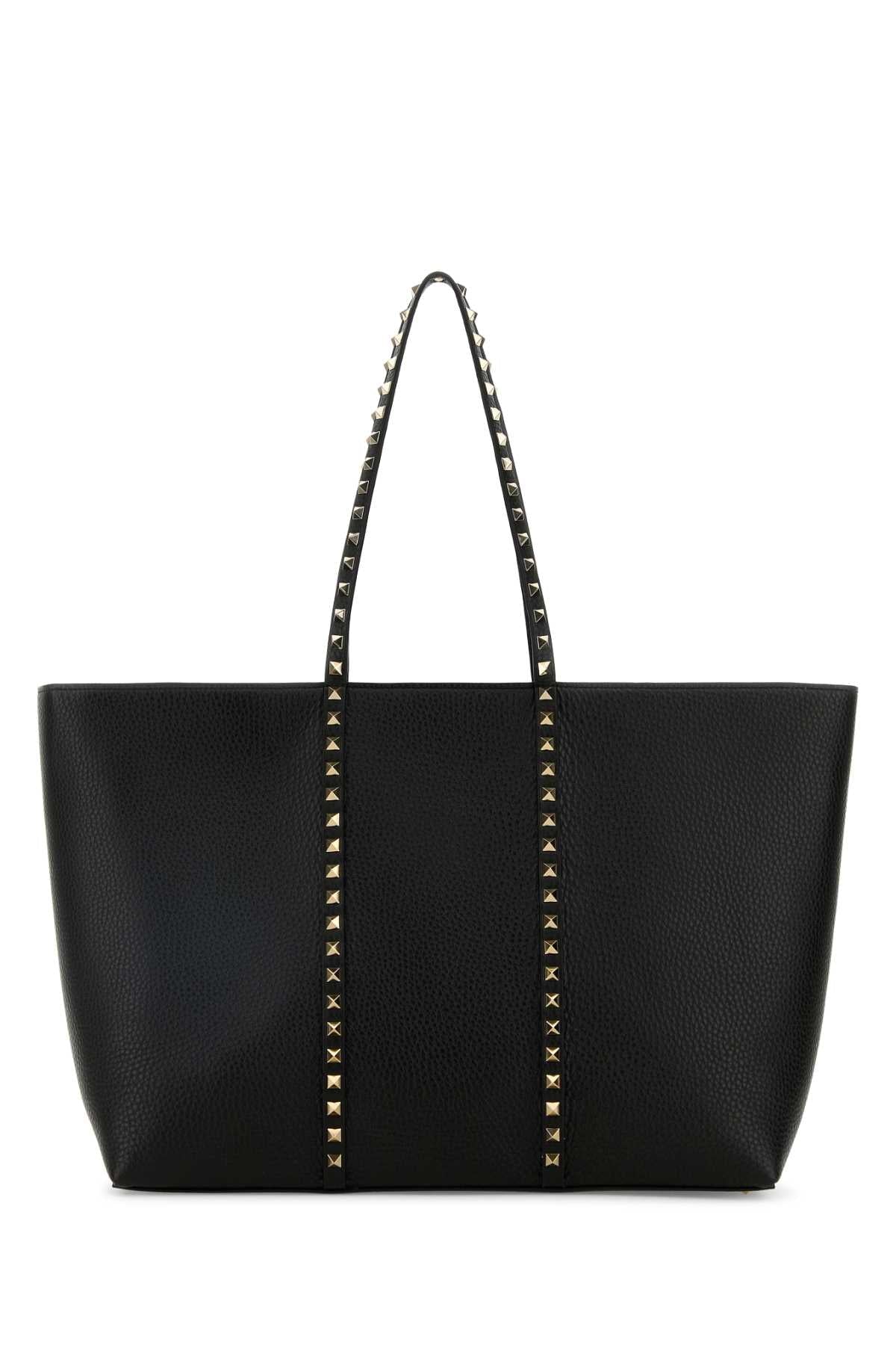 Valentino Garavani Studded Tote Bag — Black