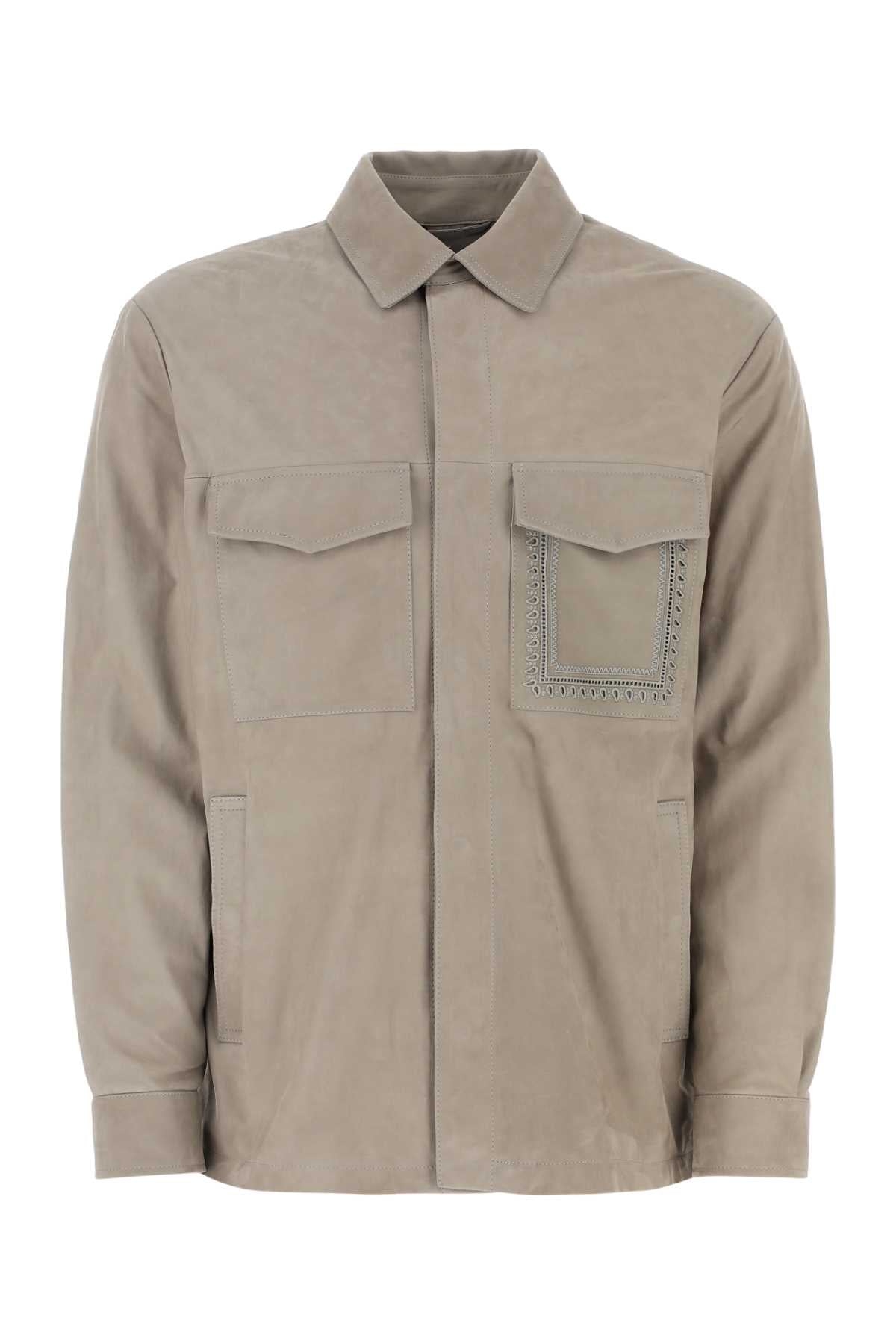 Etro Utility Pocket Shirt — Beige