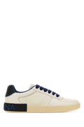 Dolce & Gabbana Leather Lace-up Sneaker — White