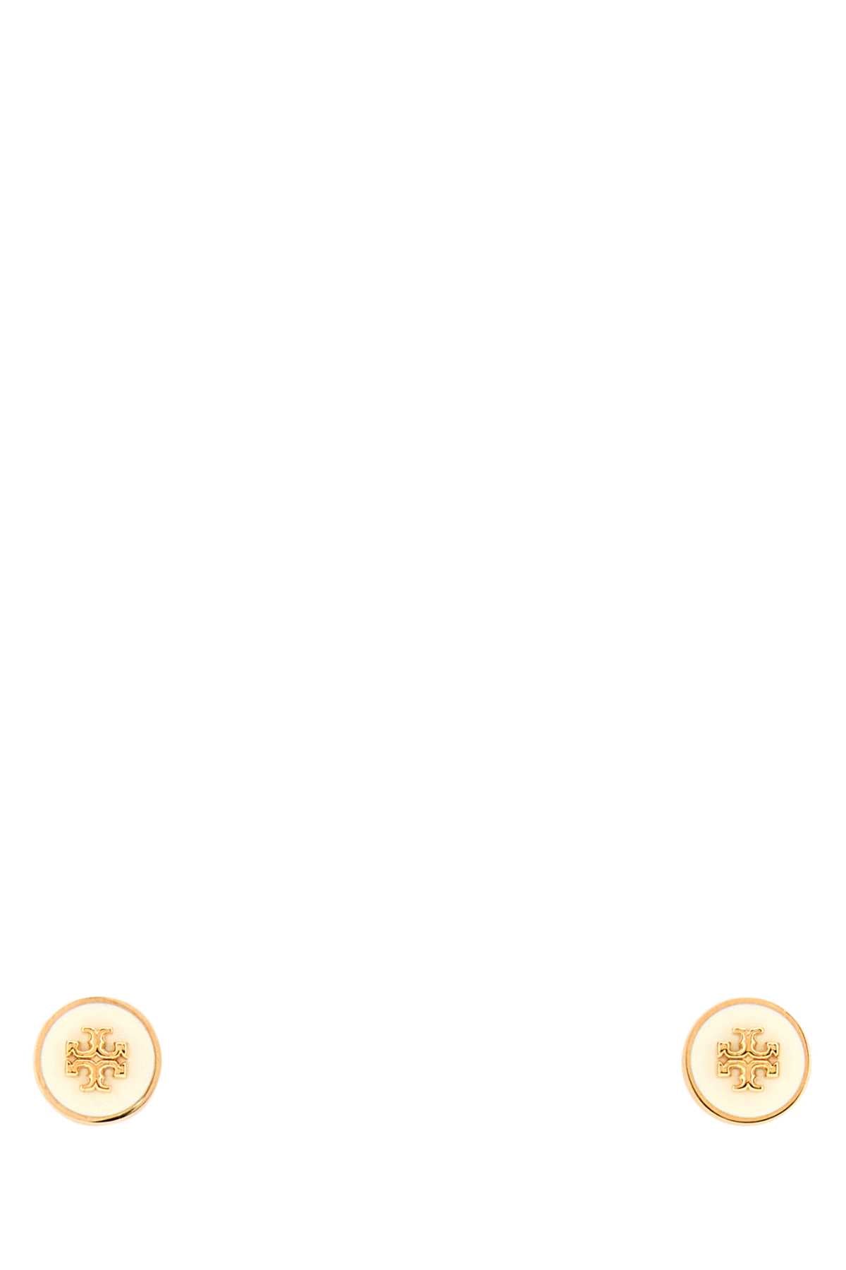 Tory Burch Enamel Earrings — Gold