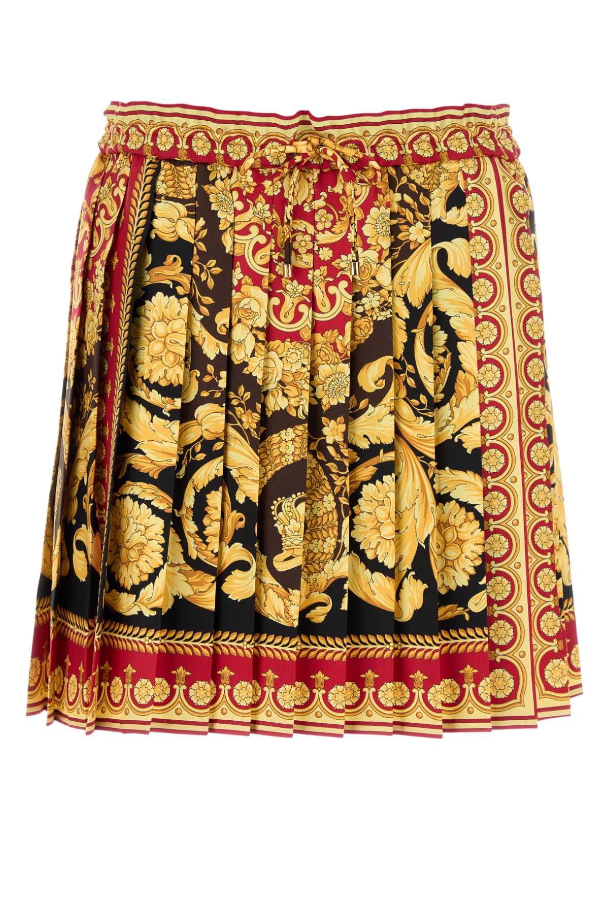 Versace Printed Silk Skirt — Multicolor