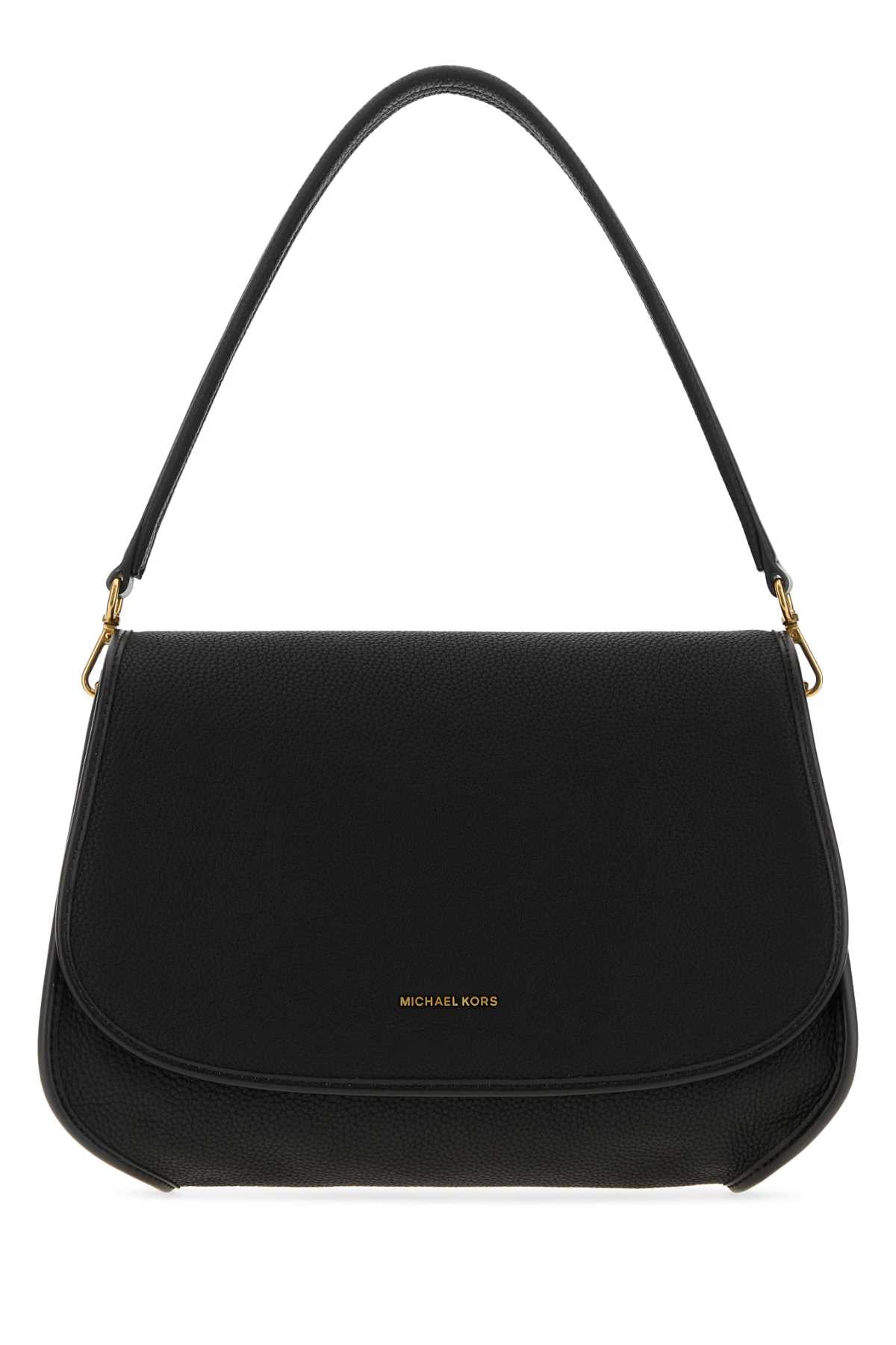 Michael By Michael Kors Conv Shoulder Bag — Black