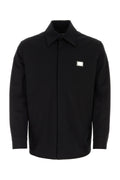 Dolce & Gabbana Logo-Patch Shirt — Black