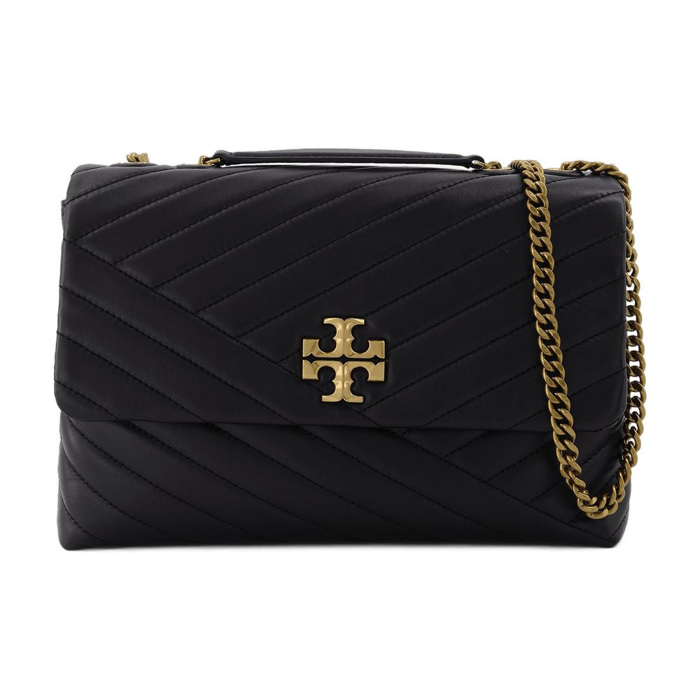 Tory Burch Kira Chevron Shoulder Bag — Black