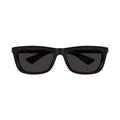 Bottega Veneta BV1328SA001 Rectangular Acetate Sunglasses — Black