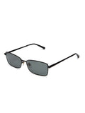 Gafas de sol rectangulares metálicas Furla SFUB18 — Negras