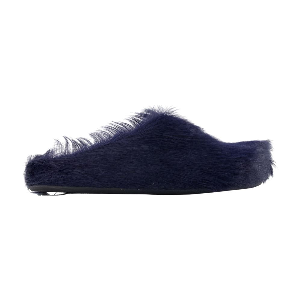 Marni Fussbett Sabot Flat — Blue