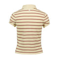 Rabanne Striped Cotton T-Shirt — Cream