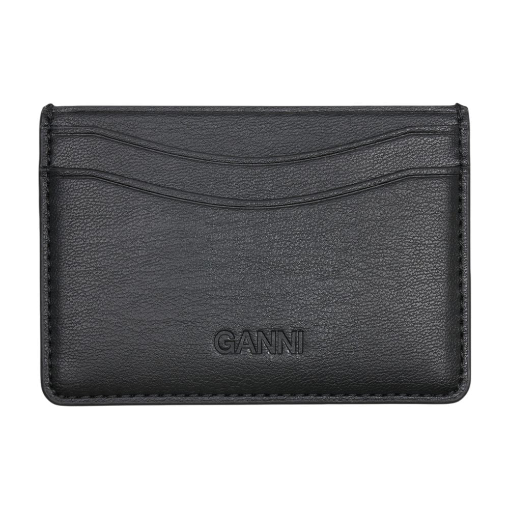 Ganni Card Case — Black