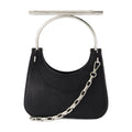 Alexander McQueen Lambskin Shoulder Bag — Black