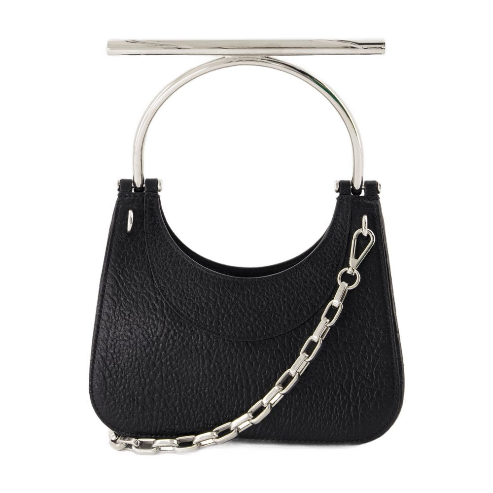 Alexander McQueen Lambskin Shoulder Bag — Black