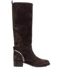 Ferragamo Tawnie Boots — Brown