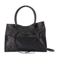 Balenciaga Le City Tote Shoulder Bag — Black