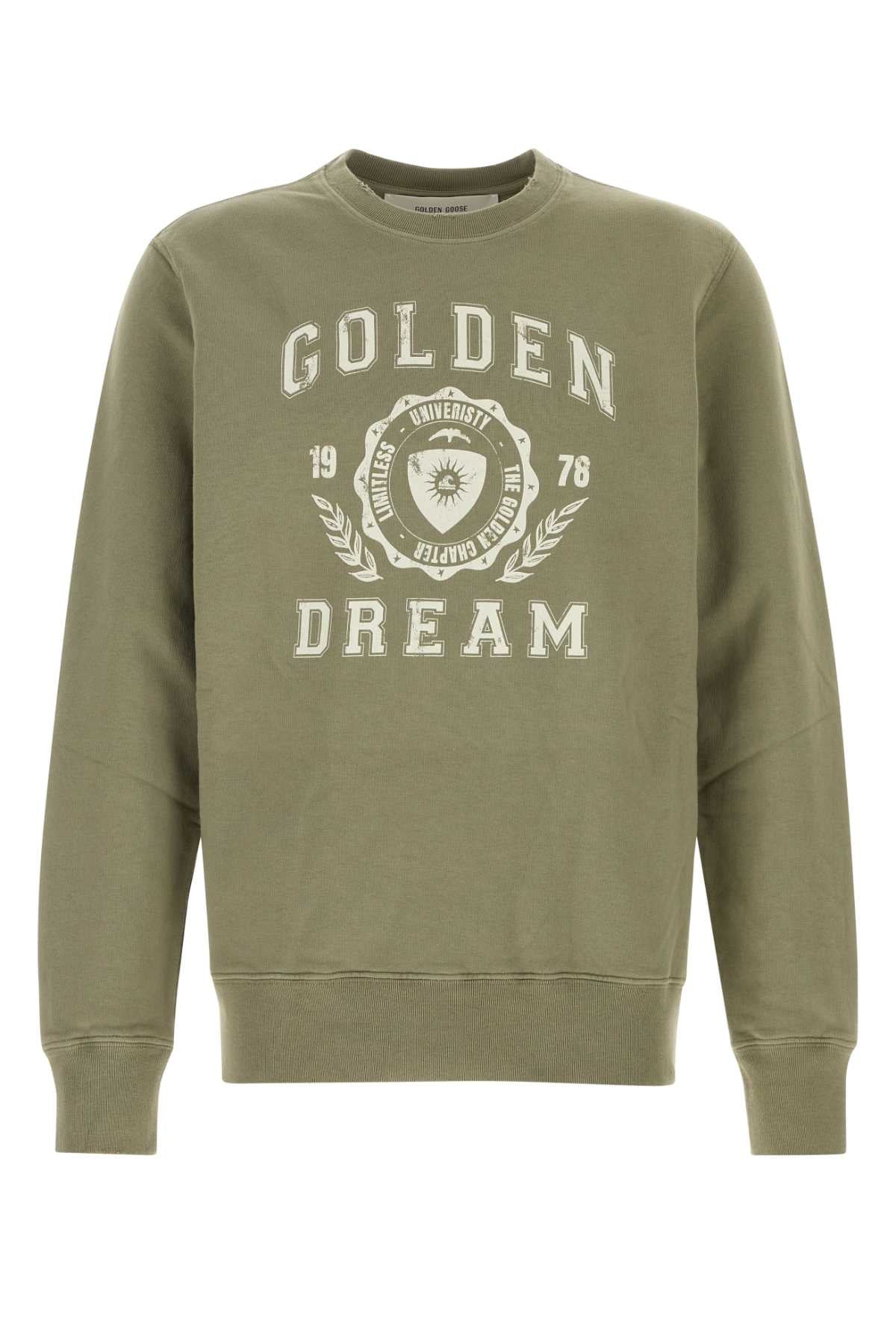 Golden Goose Deluxe Brand Dyed Sweatshirt — Green