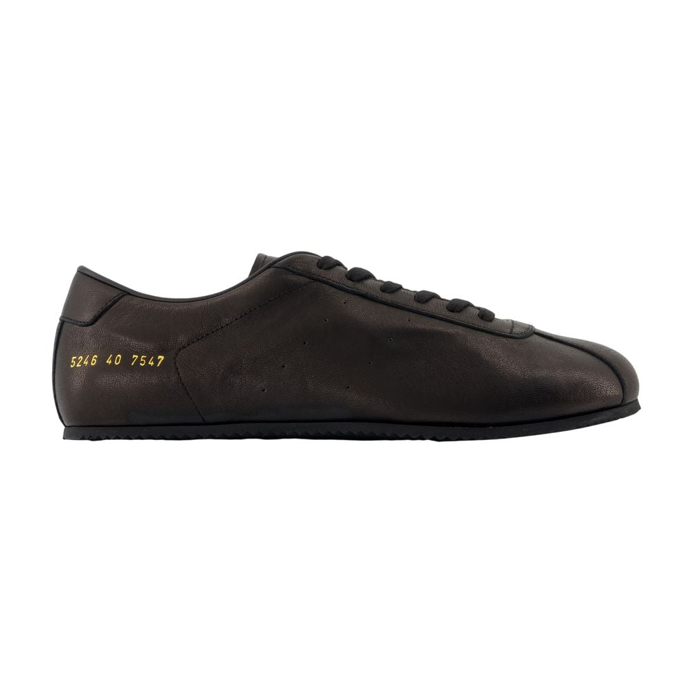 Common Projects Leather Calfskin Driving Shoe — Black