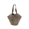 Khaite Lotus Shoulder Bag — Beige
