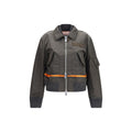 Sacai Bicolor Nylon Bomber Jacket — Gray