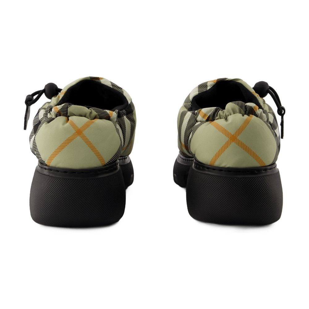 Burberry Pillow Low Mule — Gray
