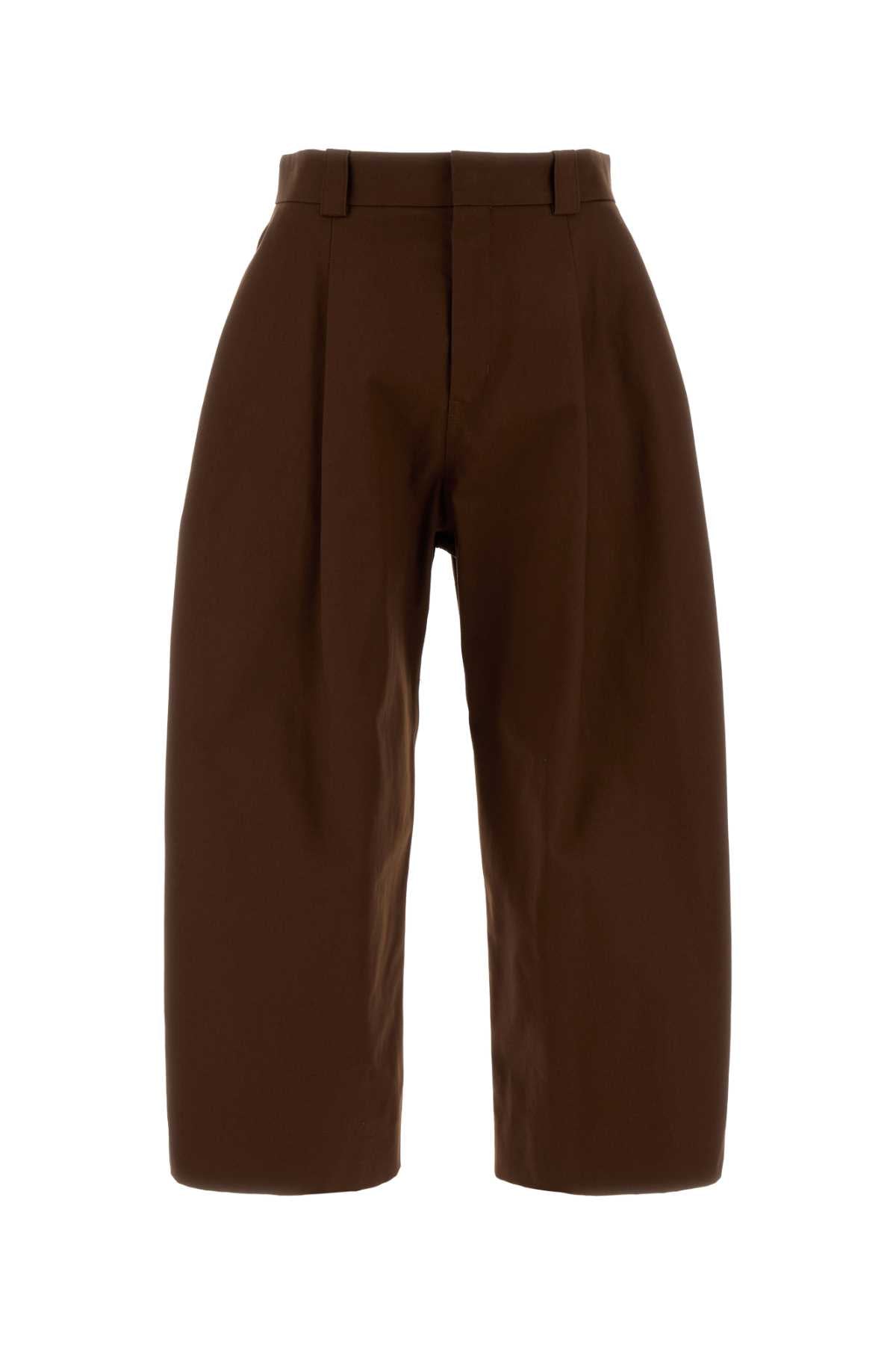 Balenciaga Barrel Pants Trousers — Brown