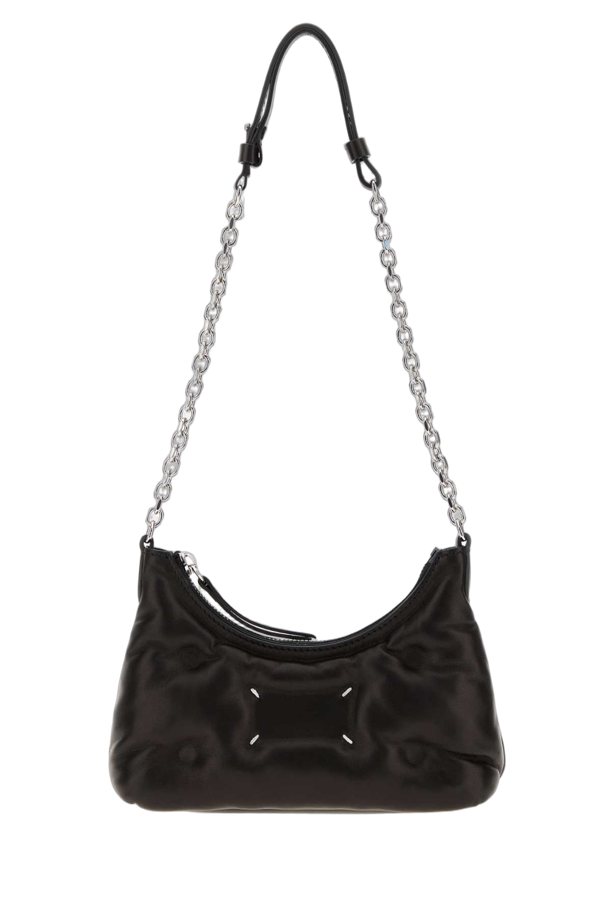 Maison Margiela Leather Shoulder Shoulder Bag — Black