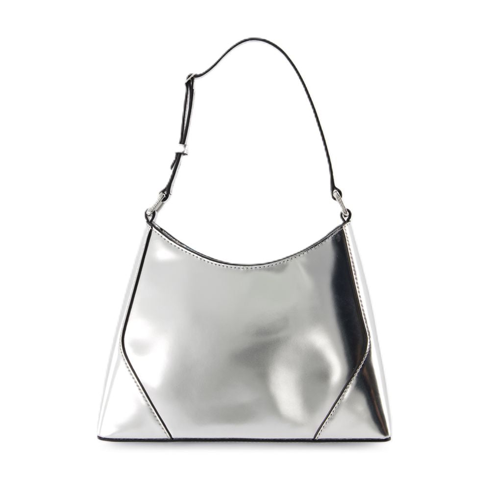 Staud Linda Shoulder Bag — Silver