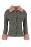 Moschino Maglia Cardigan — Gray