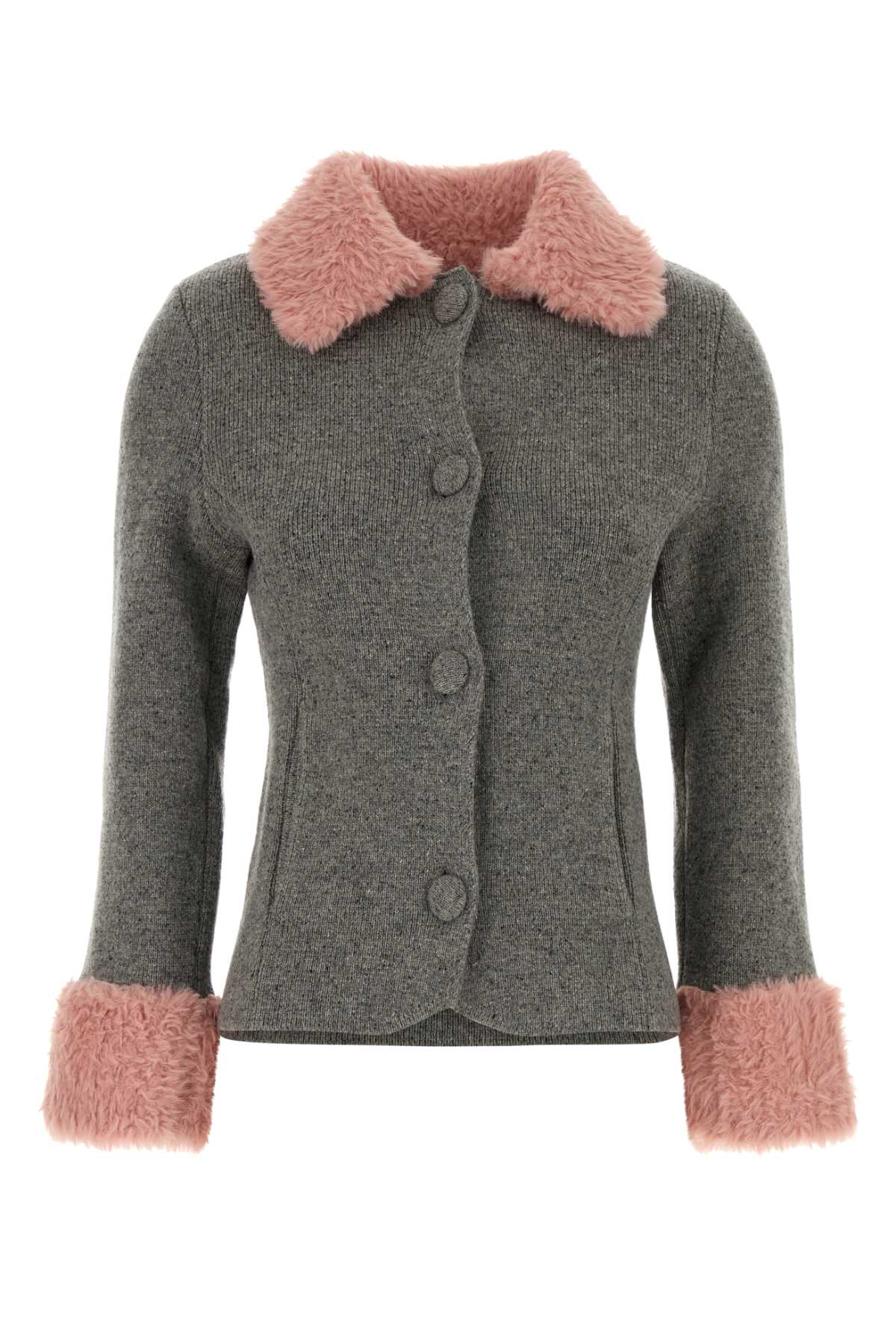 Moschino Maglia Cardigan — Gray