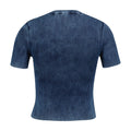Diesel Ribbed Cotton T-shirt — Blue
