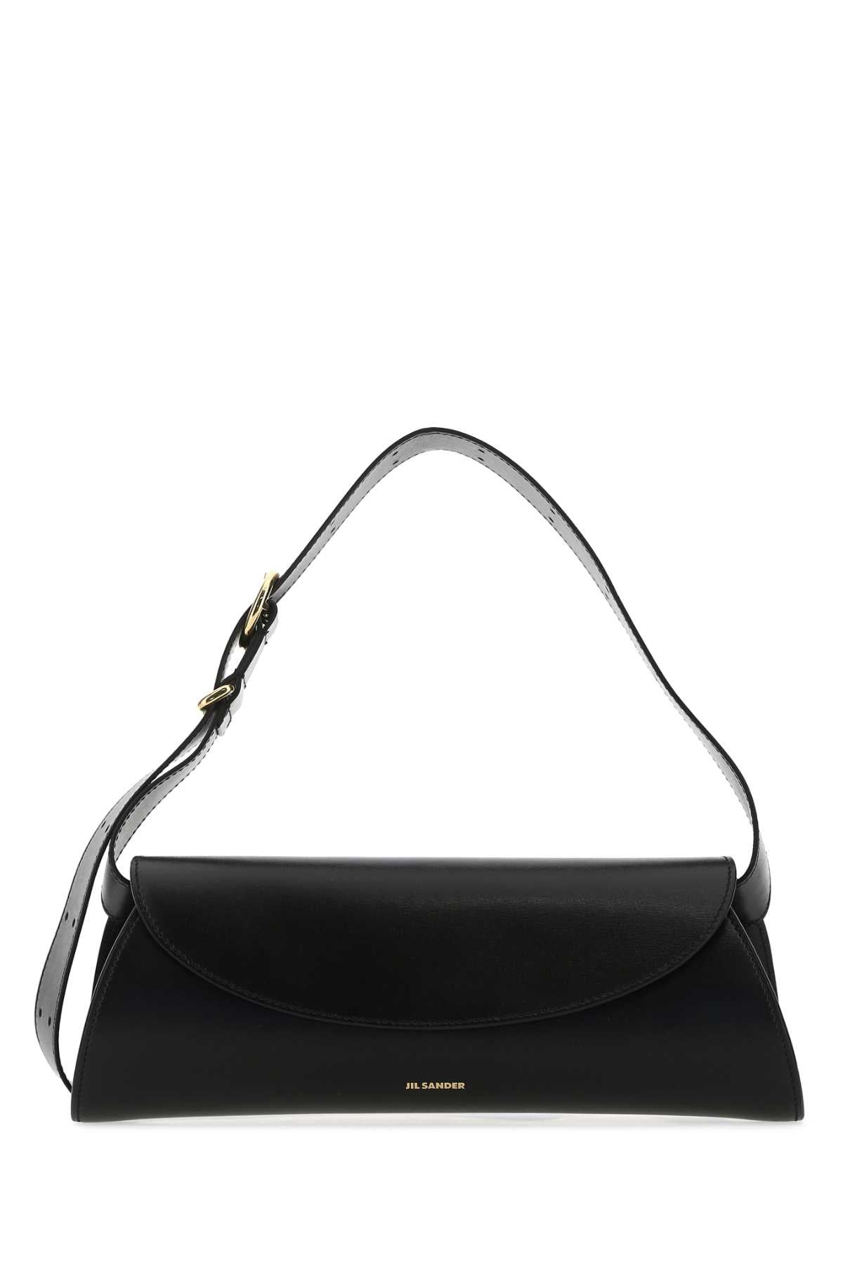 Jil Sander Cannolo Sm Shoulder Bag — Black