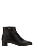 Prada Nappa Leather Ankle Boot — Black