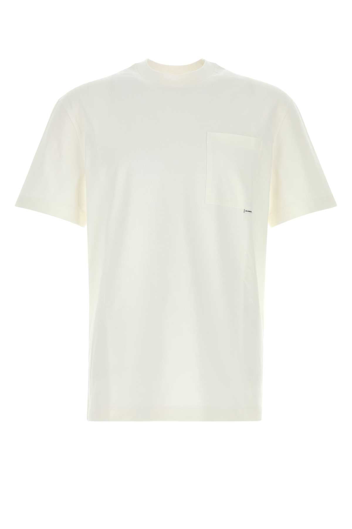 Jil Sander Cotton Pocket T-shirt — White