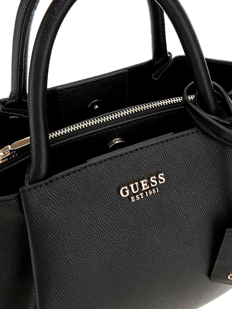 Guess Amorette Girlfriend Shoulder Bag — Black