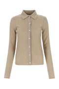 Italist Ribbed Knit Sweater — Beige